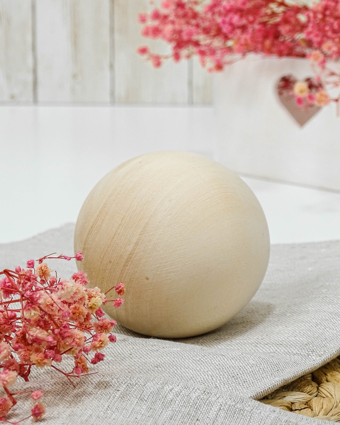 Glaskaraffe "Pusteblume" mit Zirbenkugel