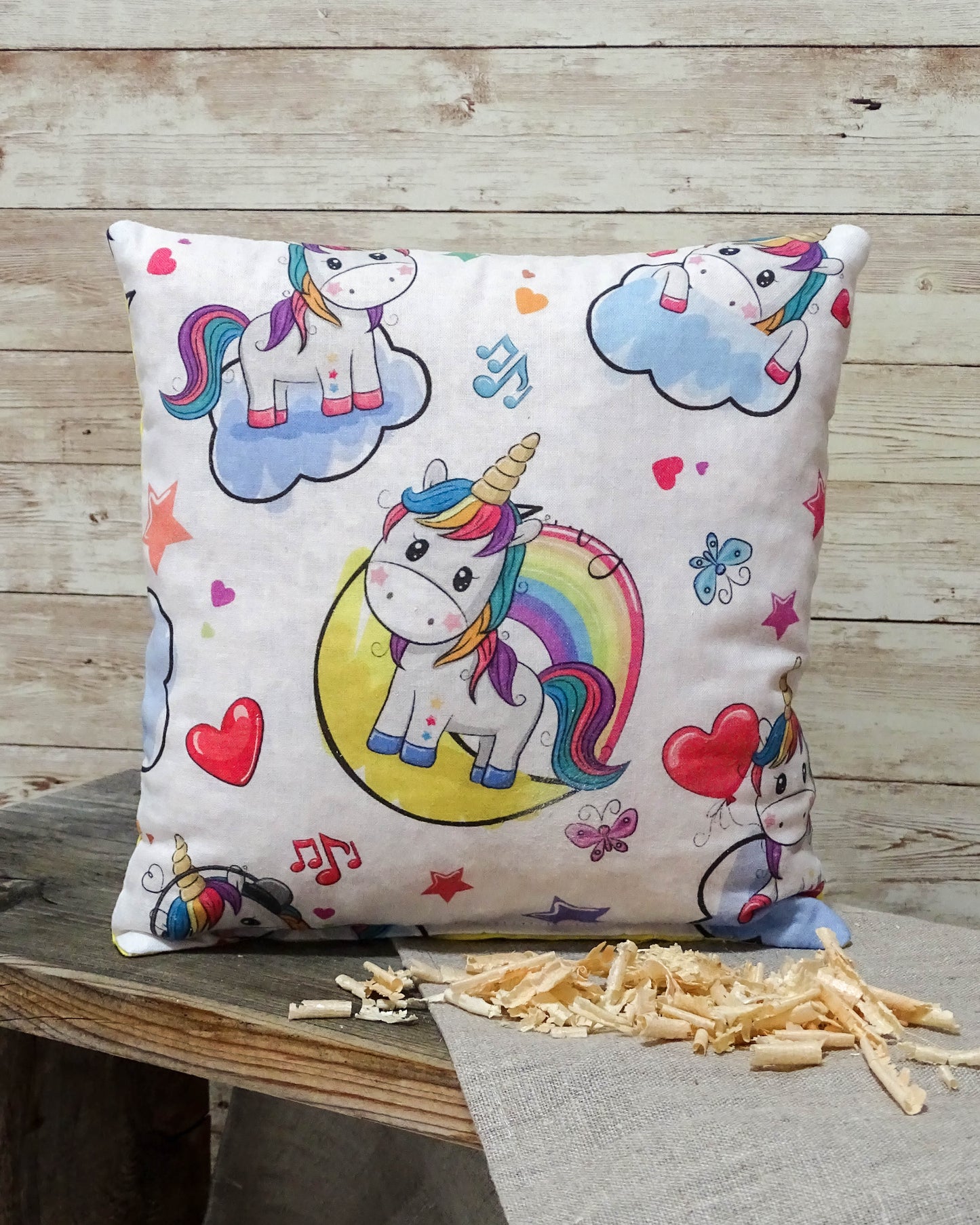 Zirbenkissen für Kinder - Einhorn