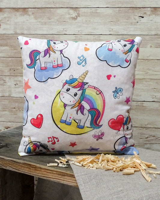 Zirbenkissen für Kinder - Einhorn
