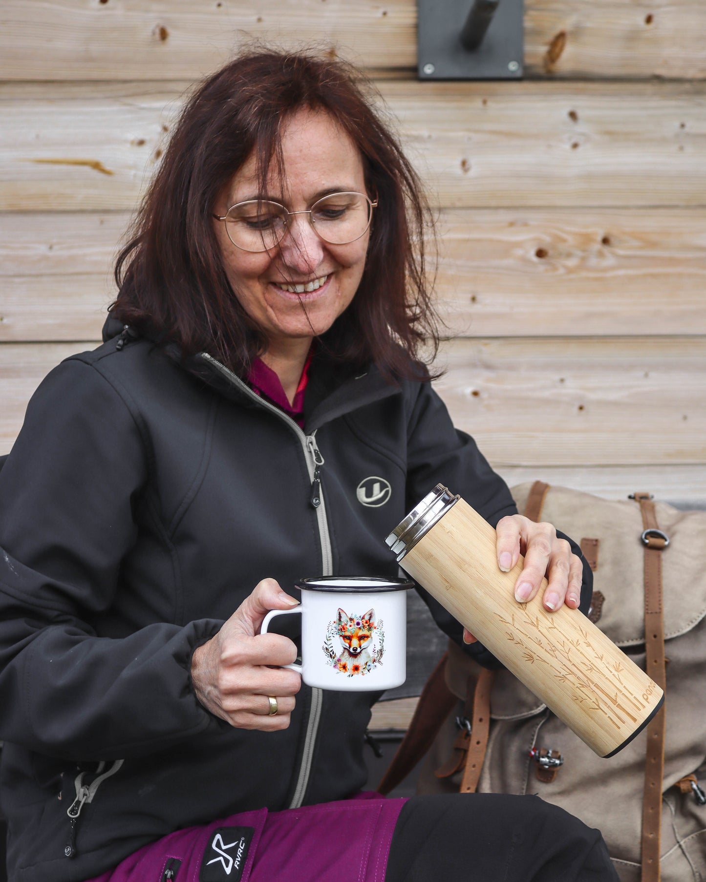 Emailletasse - Fuchs