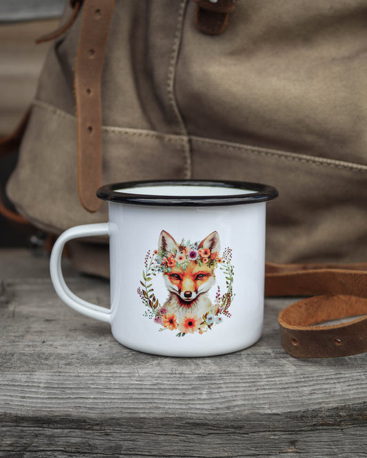 Emailletasse - Fuchs